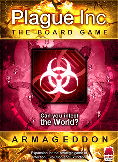Portada juego de mesa Plague Inc.: Armageddon