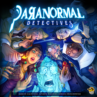 Portada juego de mesa Detectives Paranormales