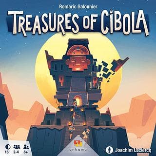 Portada juego de mesa Treasures of Cibola