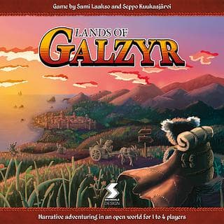 Portada juego de mesa Lands of Galzyr
