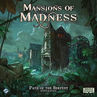 Portada juego de mesa Las Mansiones de la Locura: Segunda Edición – La Senda de la Serpiente: Expansión