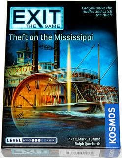 Portada juego de mesa Exit: Robo en el Misisipi