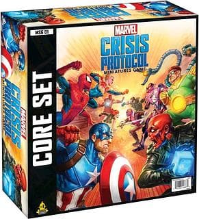 Portada juego de mesa Marvel: Crisis Protocol
