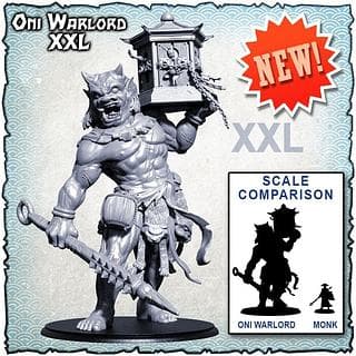 Portada juego de mesa Shadows of Brimstone: Oni Warlord XXL Enemy