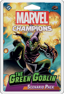 Portada juego de mesa Marvel Champions: El Juego de Cartas – El Duende Verde Pack de Escenarios