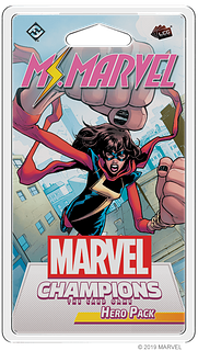 Portada juego de mesa Marvel Champions: El Juego de Cartas – Ms. Marvel Pack de Héroe