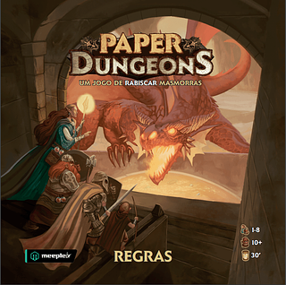 Portada juego de mesa Paper Dungeons: A Dungeon Drawling Game