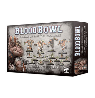 Portada juego de mesa Blood Bowl (2016 edition): The Fire Mountain Gut Busters – Ogre Blood Bowl Team