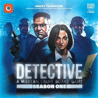 Portada juego de mesa Detective: Un juego de investigación moderno – Temporada 1