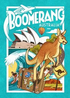 Portada juego de mesa Boomerang: Australia