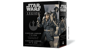 Portada juego de mesa Star Wars: Legion – Cassian Andor Y K-2SO