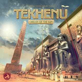 Portada juego de mesa Tekhenu: El obelisco del sol