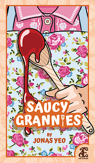 Portada juego de mesa Saucy Grannies
