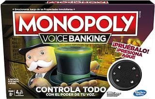 Portada juego de mesa Monopoly: Voice Banking