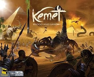 Portada juego de mesa Kemet: Sangre y Arena