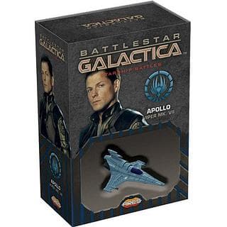 Portada juego de mesa Battlestar Galactica: Starship Battles – Viper MK VII (Apollo)