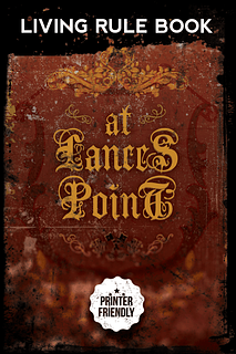 Portada juego de mesa At Lances Point: Living Rule Book