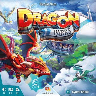 Portada juego de mesa Dragon Parks