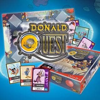 Portada juego de mesa Donald Quest