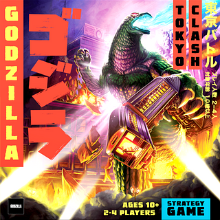 Portada juego de mesa Godzilla: Tokyo Clash