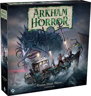Portada juego de mesa Arkham Horror (Tercera edición): Mareas tenebrosas