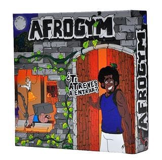 Portada juego de mesa Afrogym