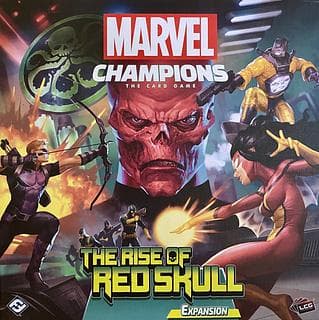 Portada juego de mesa Marvel Champions: El Juego de Cartas – La Tiranía de Cráneo Rojo
