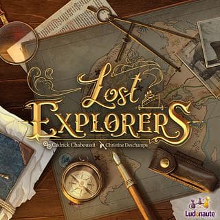 Portada juego de mesa Lost Explorers