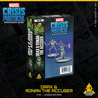 Portada juego de mesa Marvel: Crisis Protocol – Drax and Ronan the Accuser
