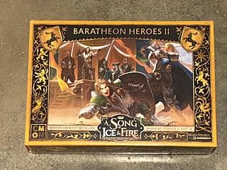Portada juego de mesa A Song of Ice & Fire: Tabletop Miniatures Game – Baratheon Heroes II