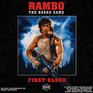 Portada juego de mesa Rambo: The Board Game – First Blood