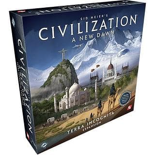 Portada juego de mesa Civilization: A New Dawn – Terra Incognita