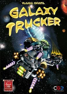 Portada juego de mesa Galaxy Trucker: Aventuras en el Espacio
