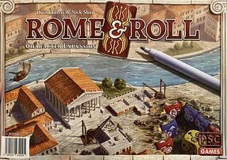 Portada juego de mesa Rome & Roll: Expansión de Personajes