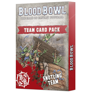 Portada juego de mesa Blood Bowl (2016 Edition): Snotling Team Card Pack