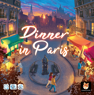 Portada juego de mesa Cena en París