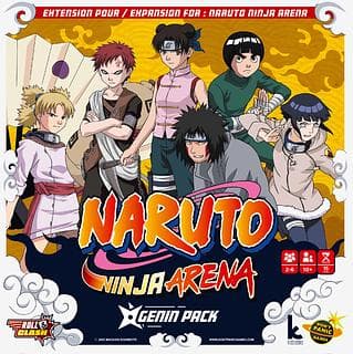 Portada juego de mesa Naruto: Ninja Arena – Pack Grado Inferior
