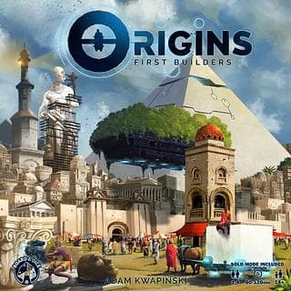 Portada juego de mesa Origins: Los Primeros Constructores