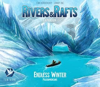 Portada juego de mesa Endless Winter: Rivers & Rafts