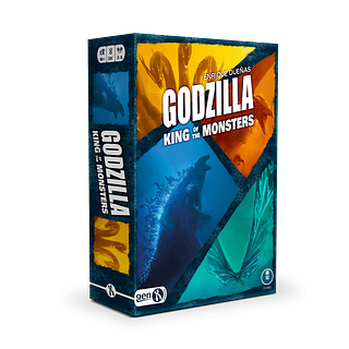 Portada juego de mesa Godzilla: King of the Monsters