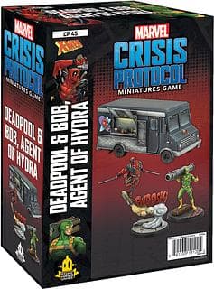 Portada juego de mesa Marvel: Crisis Protocol – Deadpool & Bob, Agent of Hydra