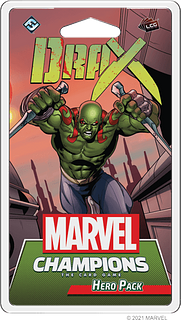 Portada juego de mesa Marvel Champions: El Juego de Cartas – Drax Pack de Héroe
