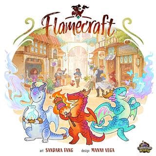 Portada juego de mesa Flamecraft