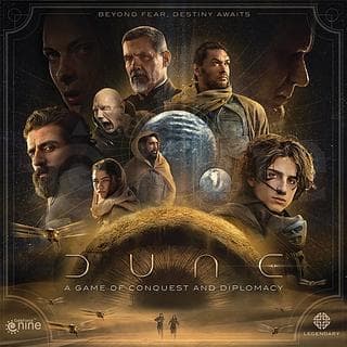 Portada juego de mesa Dune: Un juego de Conquista y Diplomacia