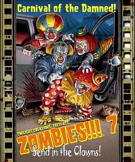 Portada juego de mesa Zombies!!! 7: ¡Que Entren Los Payasos!