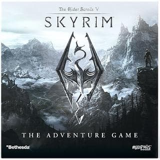 Portada juego de mesa The Elder Scrolls V: Skyrim – El Juego de Aventuras