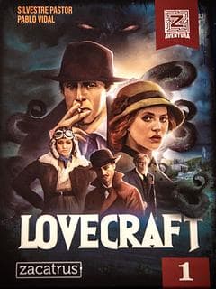 Portada juego de mesa Aventura Z: Vol 1 Lovecraft