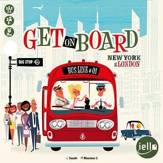 Portada juego de mesa Get on Board: New York & London