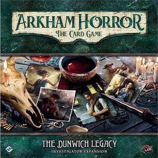 Portada juego de mesa Arkham Horror: El Juego de Cartas – El Legado de Dunwich: Expansión de Investigadores