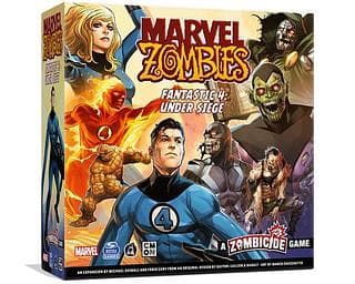 Portada juego de mesa Marvel Zombies: A Zombicide Game – Fantastic Four: Under Siege